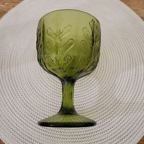 VINTAGE ✨️ FTD Green Pedestal Bowl Dish - Picture 4 of 6